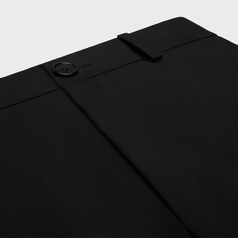 docks trousers in wool gabardine