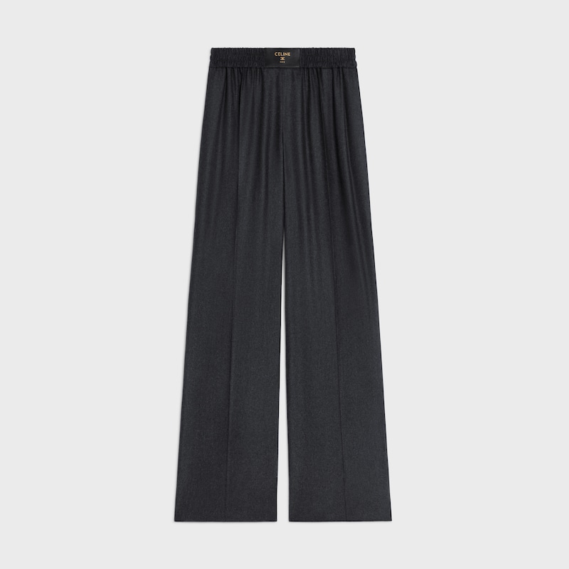 trousers in cashmere flannel