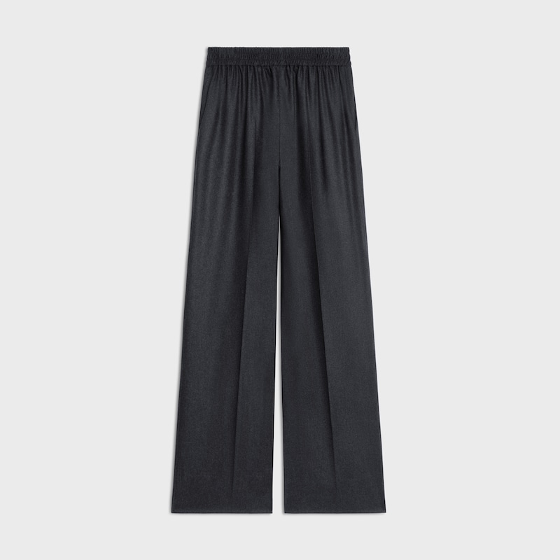 trousers in cashmere flannel