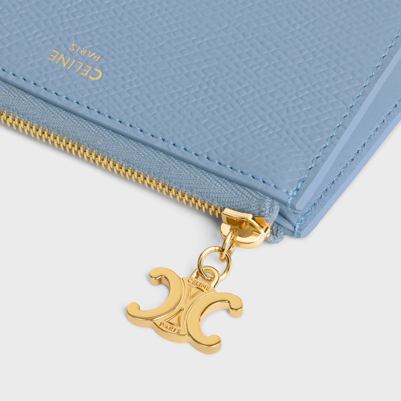 three pouches set triomphe charms in triomphe canvas amp grained calfskin