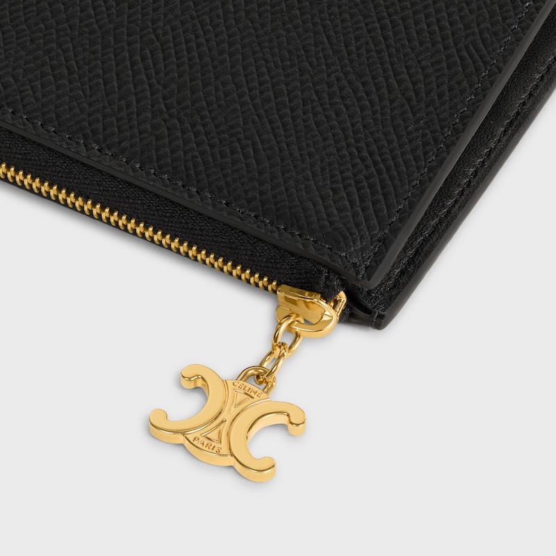 three pouches set in trio grained calfskin