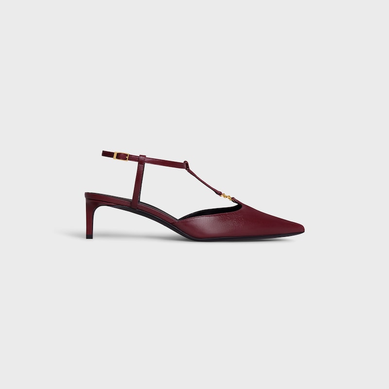 celine kitten t-bar strap pump in lambskin