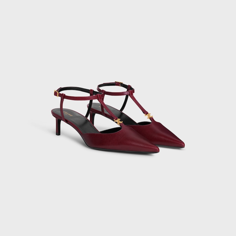 celine kitten t-bar strap pump in lambskin