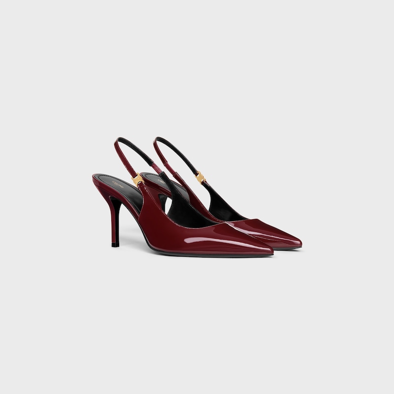 judy - triomphe pump in patent calfskin