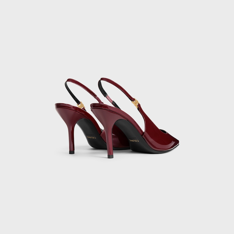 judy - triomphe pump in patent calfskin