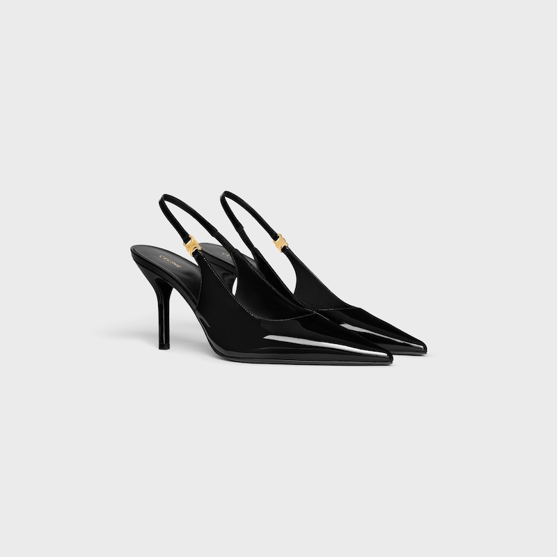 judy - triomphe pump in patent calfskin