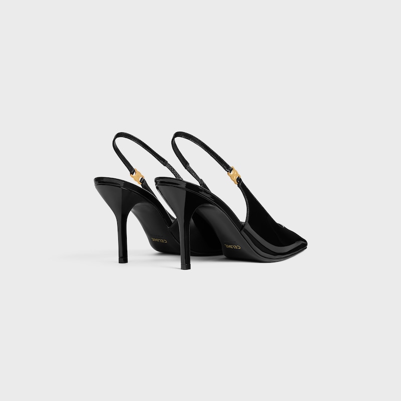judy - triomphe pump in patent calfskin