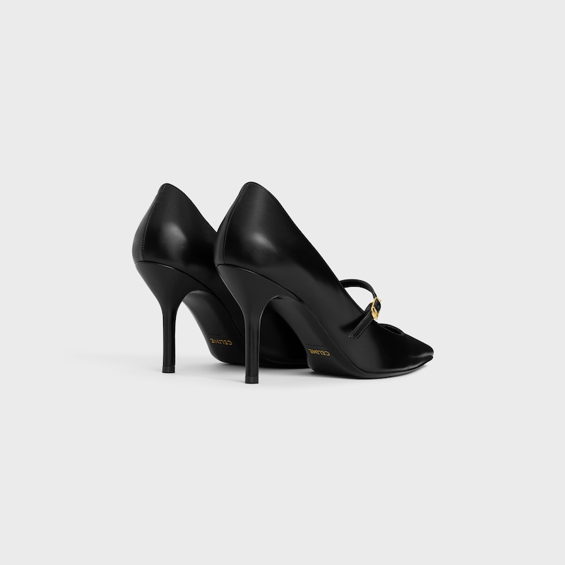 celine judy strappy pump in calfskin