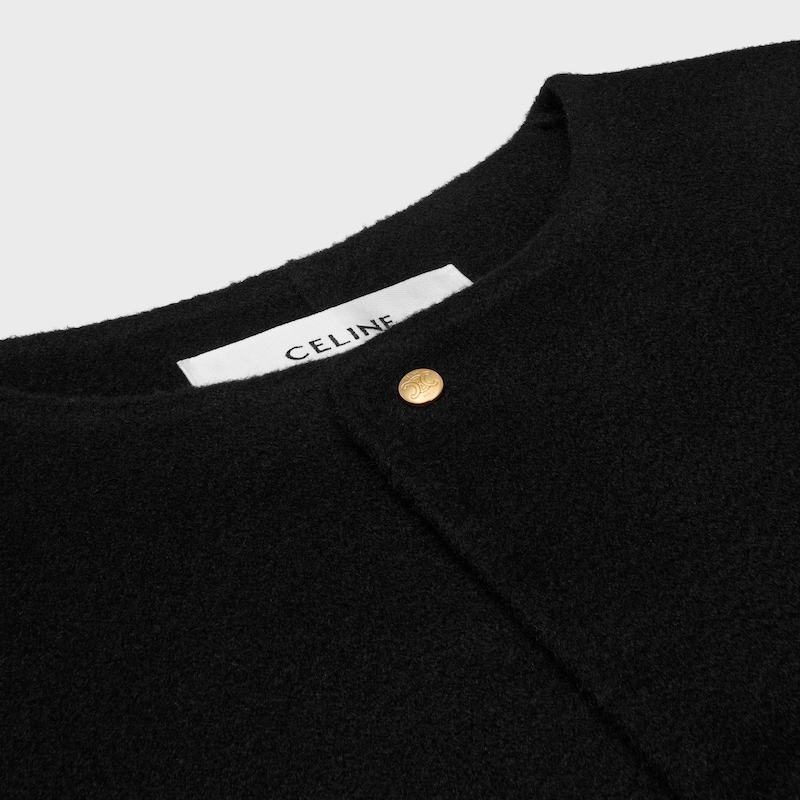 coat in double face cashmere