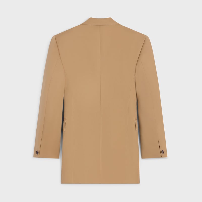 colonne jacket in diagonal wool