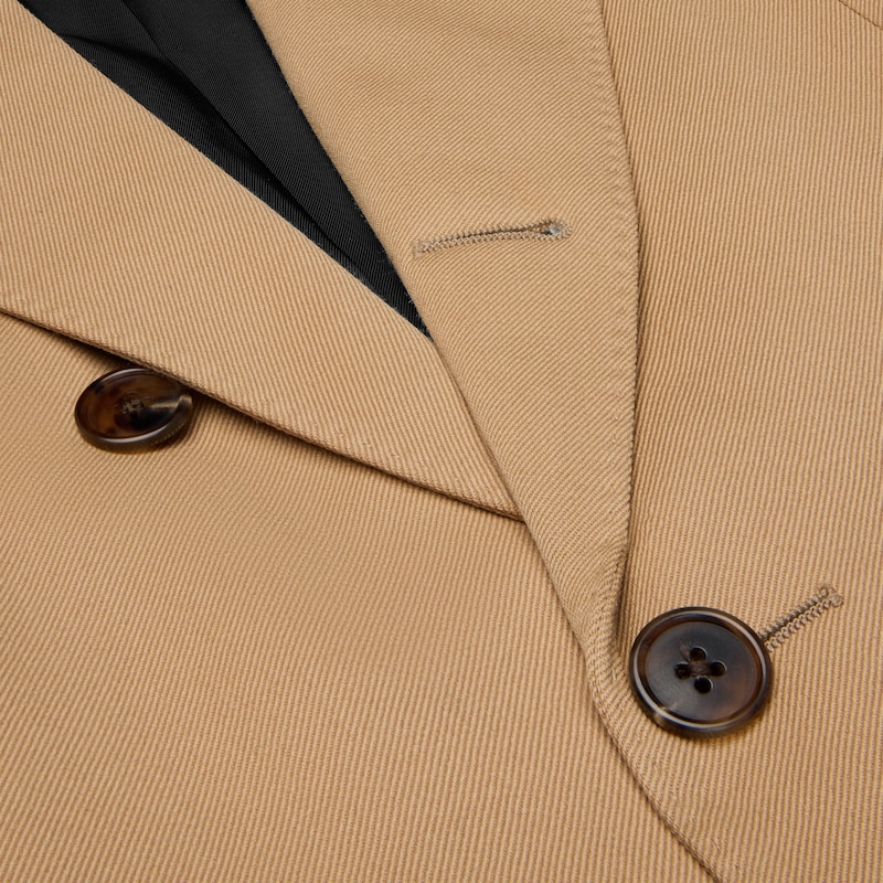 colonne jacket in diagonal wool