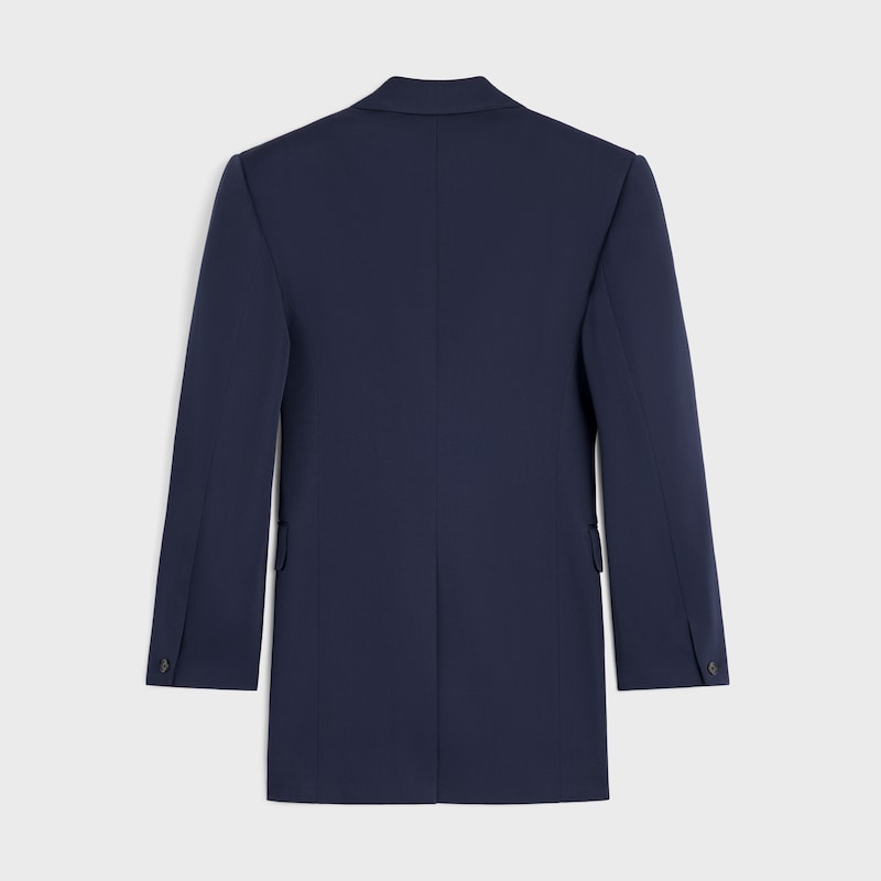 colonne jacket in diagonal wool