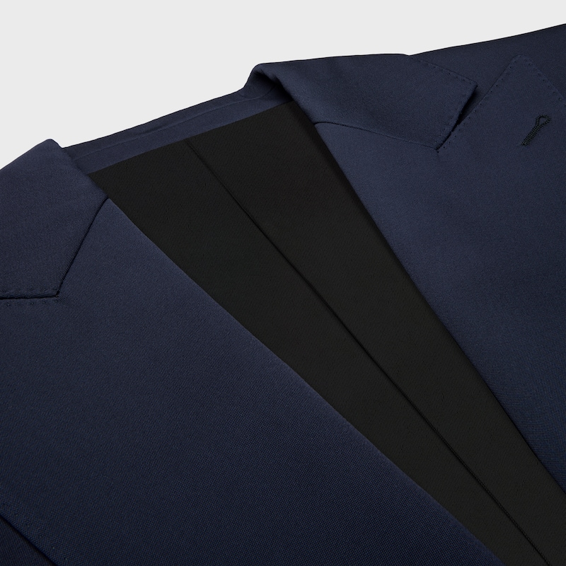 colonne jacket in diagonal wool