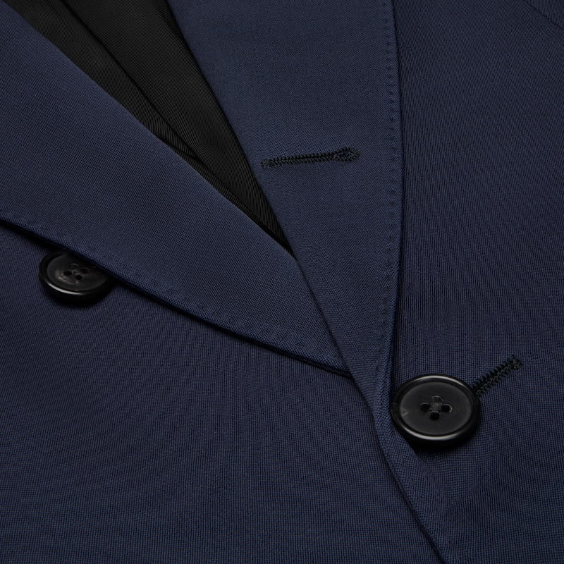 colonne jacket in diagonal wool