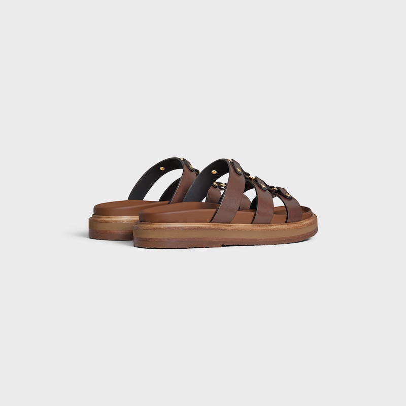 celine - tippi slide in calfskin - vegetal tanning