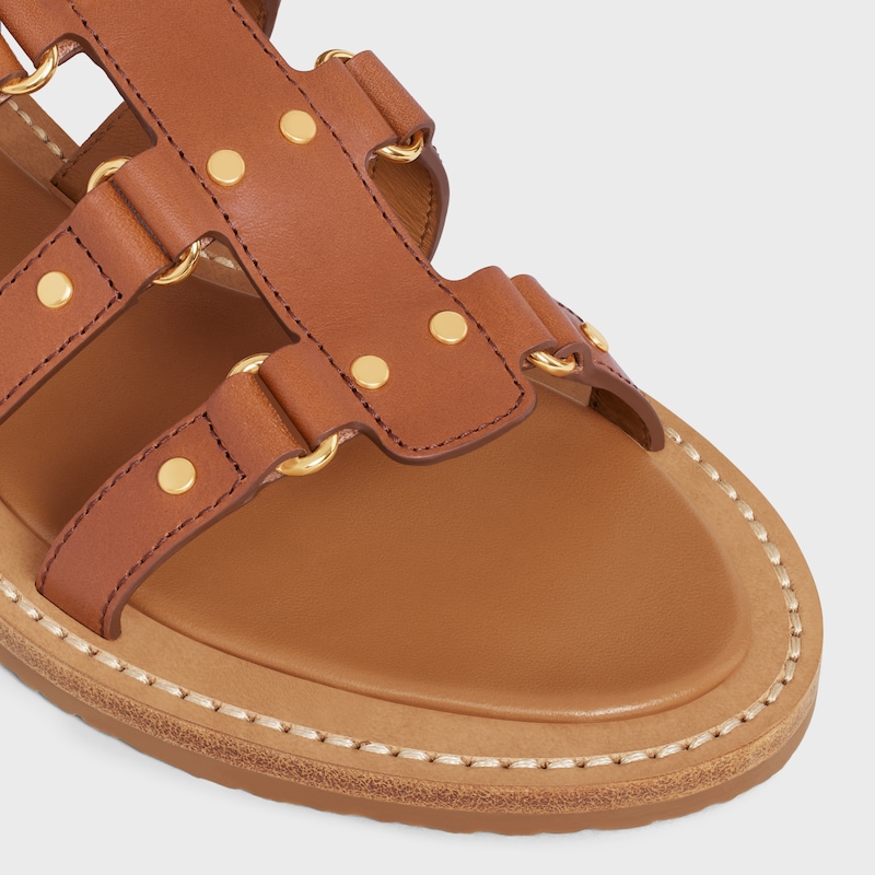 celine lympia gladiator sandal in calfskin