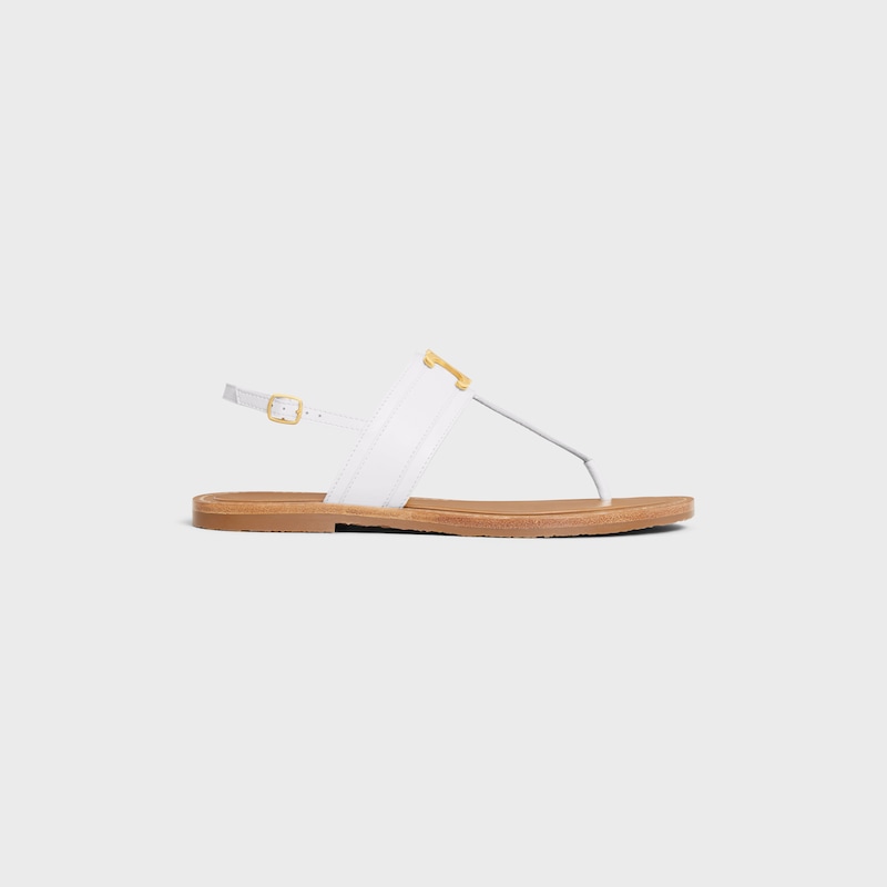 celine lympia triomphe thong in calfskin