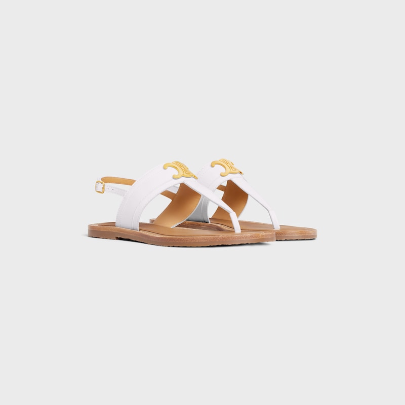 celine lympia triomphe thong in calfskin