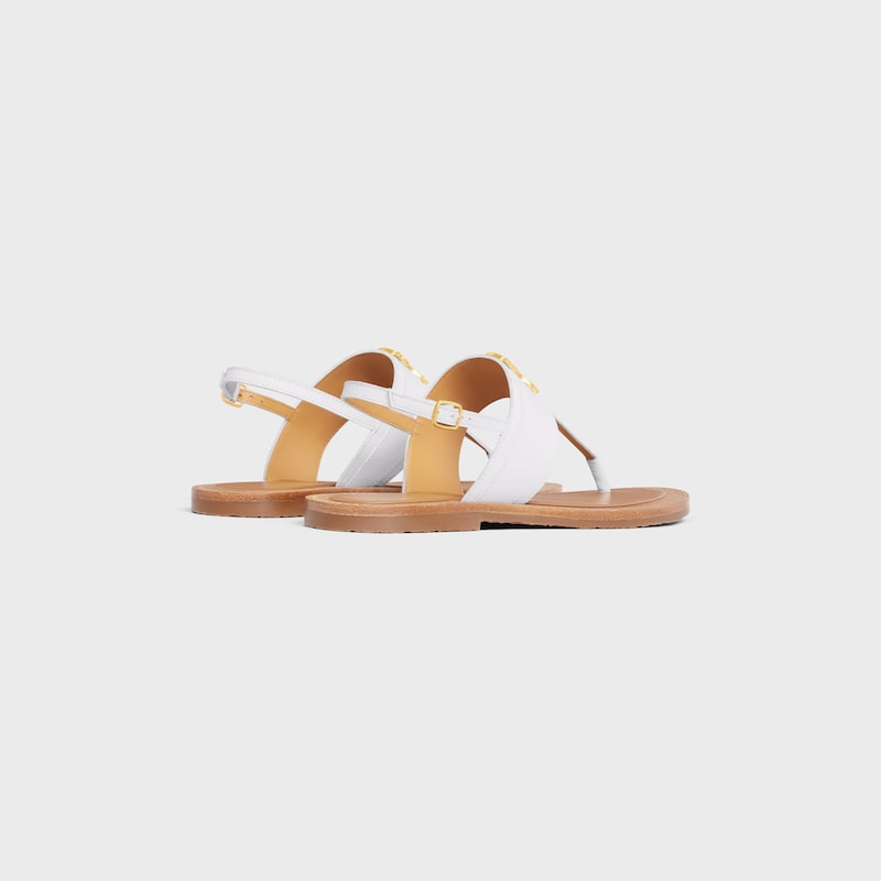 celine lympia triomphe thong in calfskin