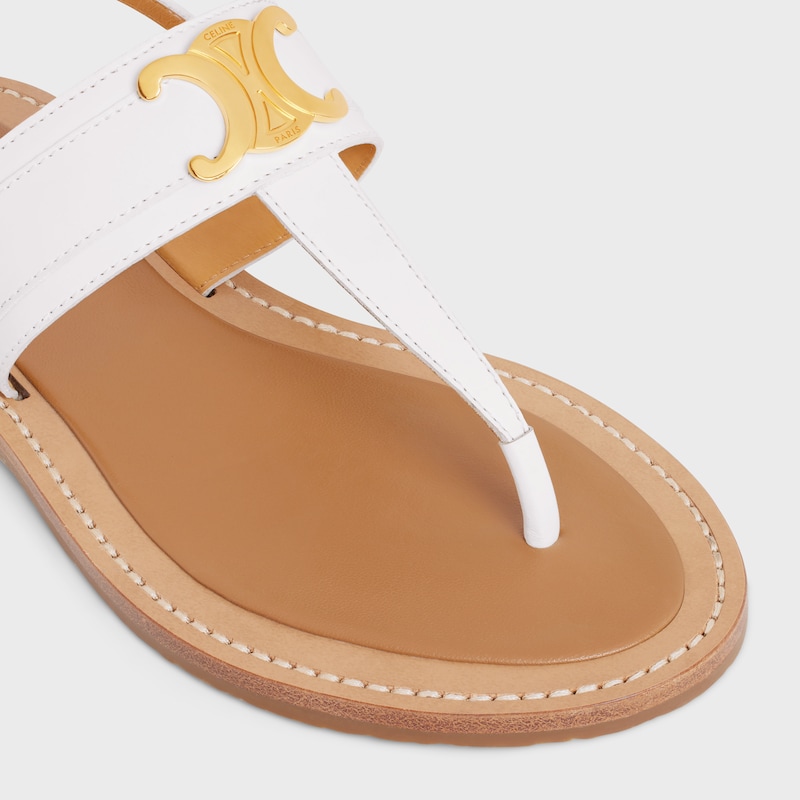 celine lympia triomphe thong in calfskin
