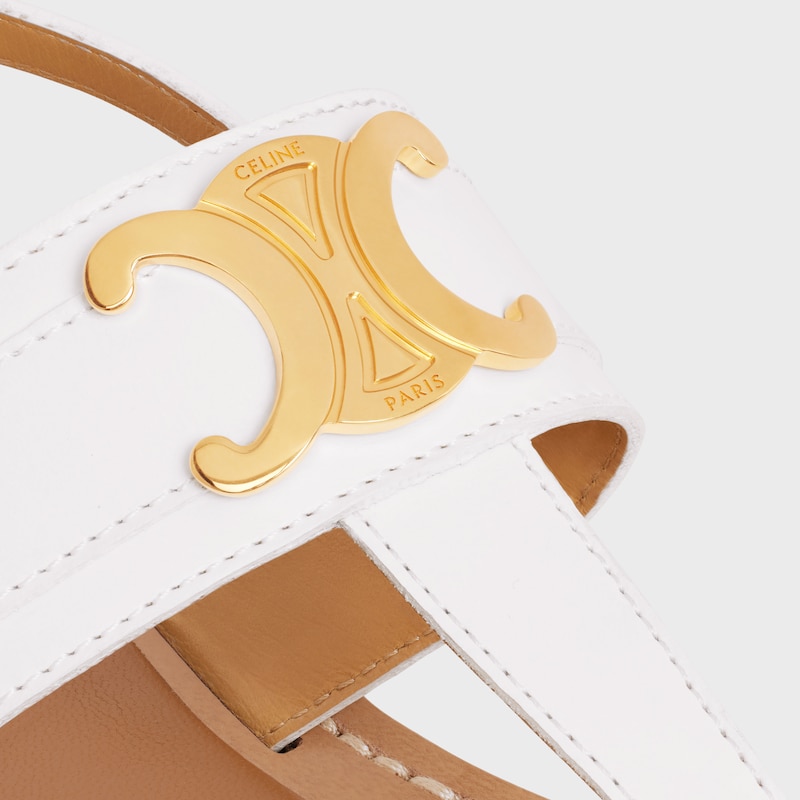celine lympia triomphe thong in calfskin