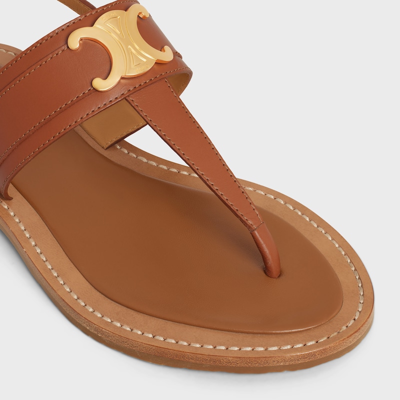 celine lympia triomphe thong in calfskin