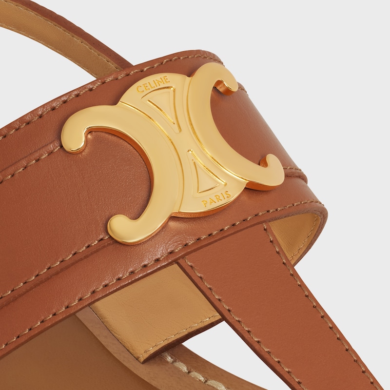 celine lympia triomphe thong in calfskin