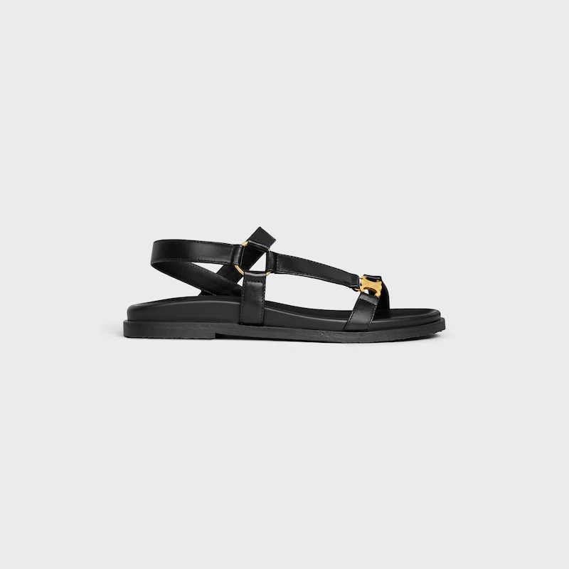 celine maud sandal with triomphe in calfskin
