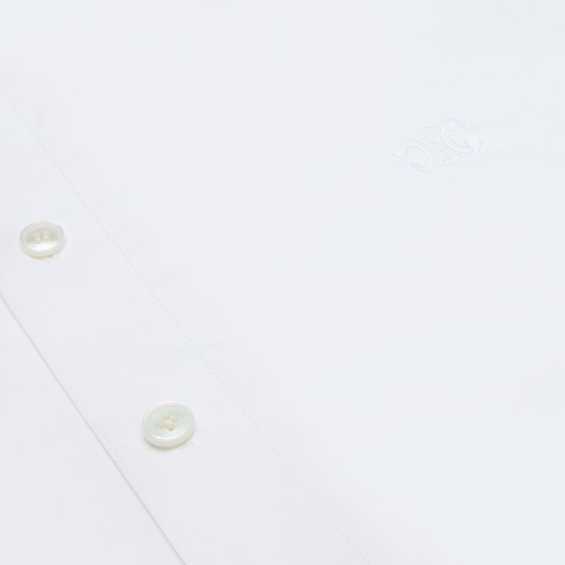 shirt in cotton poplin