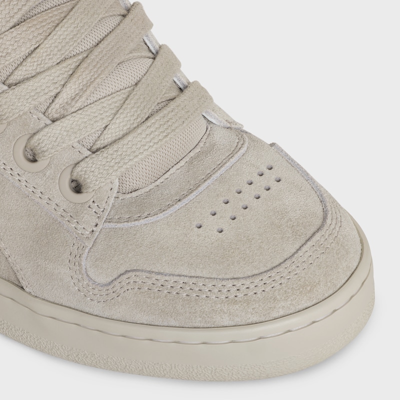 celine huntington - low top sneakers in suede calfskin and mesh