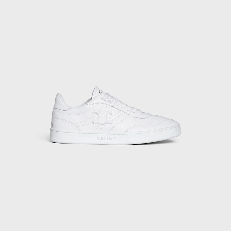 celine trainer - ct-11 low lace-up sneaker in calfskin