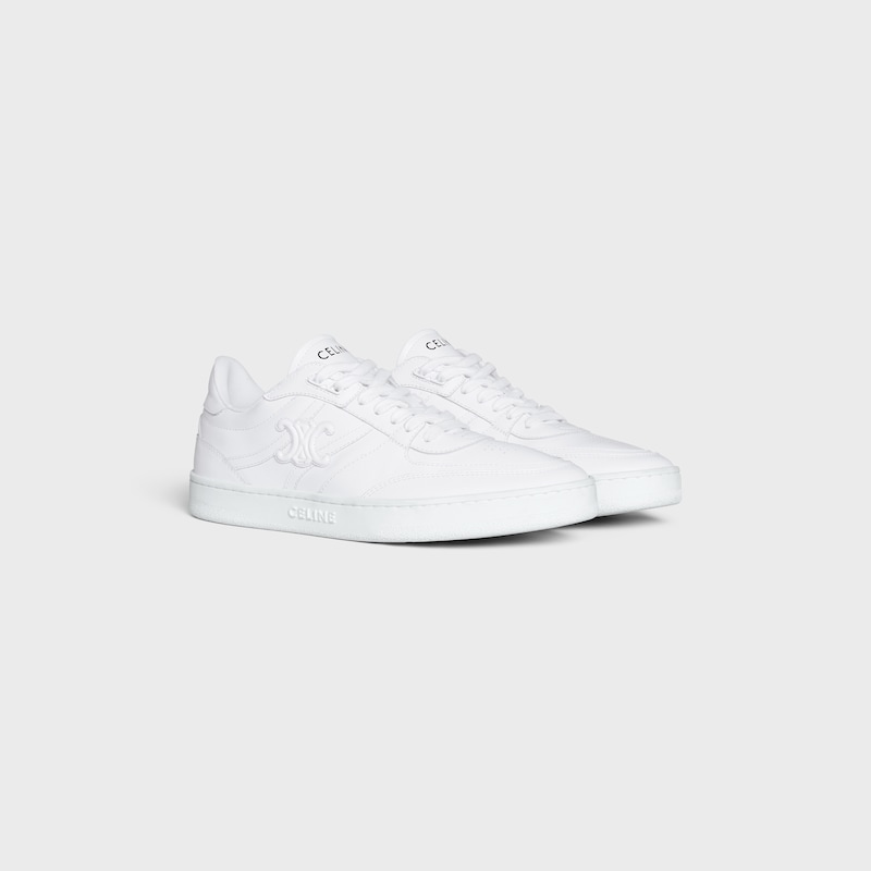 celine trainer - ct-11 low lace-up sneaker in calfskin