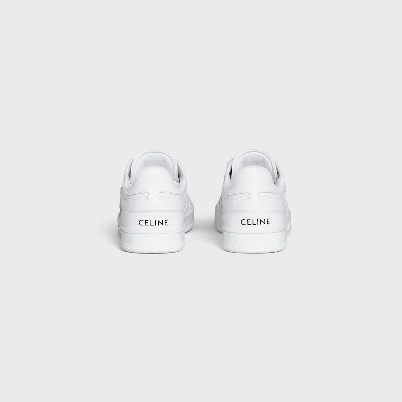 celine trainer - ct-11 low lace-up sneaker in calfskin