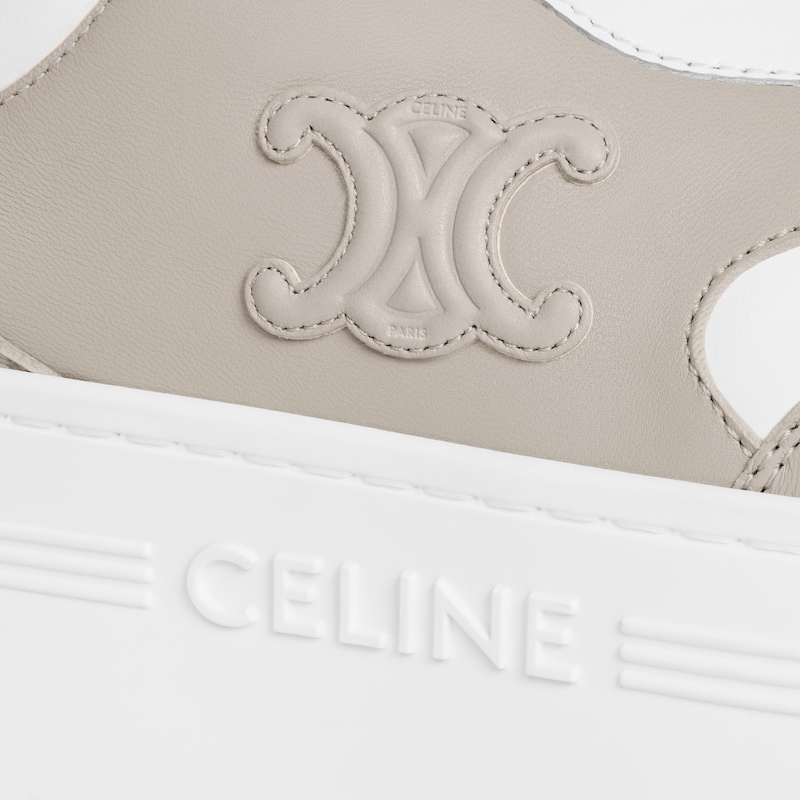celine - block sneaker with triomphe in calfskin