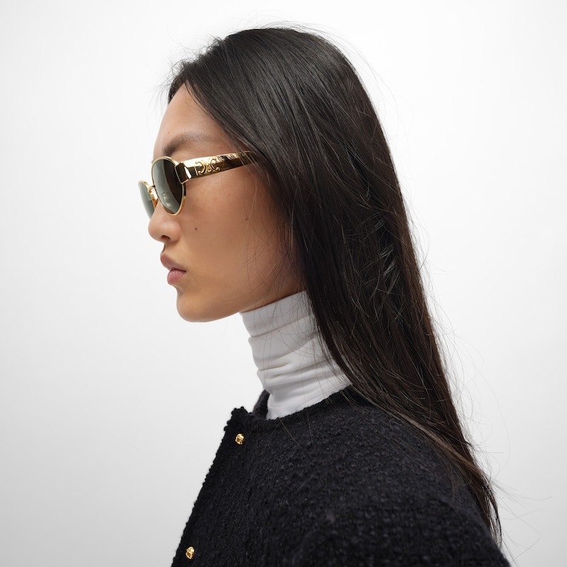 triomphe metal 01 sunglasses in metal