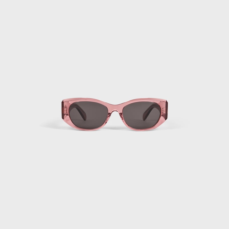 rectangular s329 sunglasses in acetate
