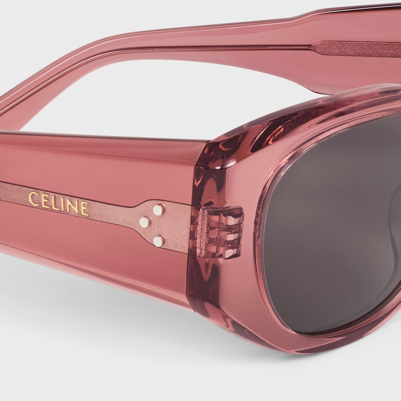 rectangular s329 sunglasses in acetate