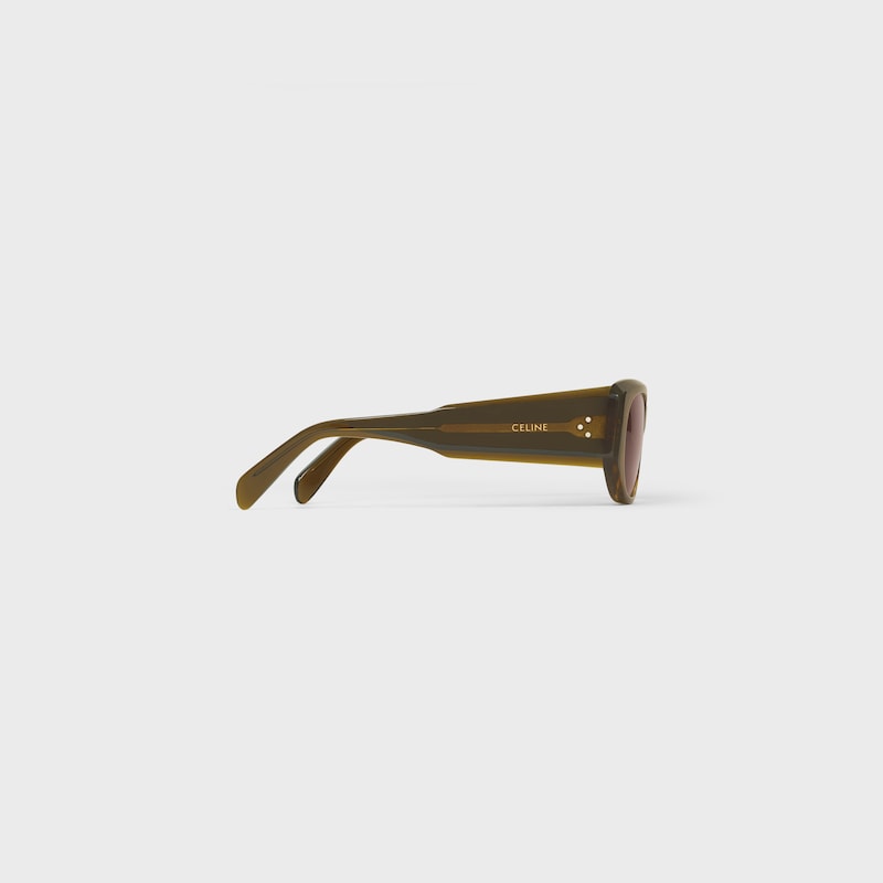 rectangular s329 sunglasses in acetate