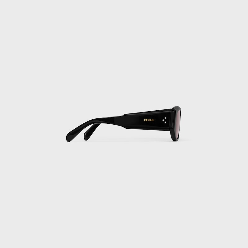 rectangular s329 sunglasses in acetate