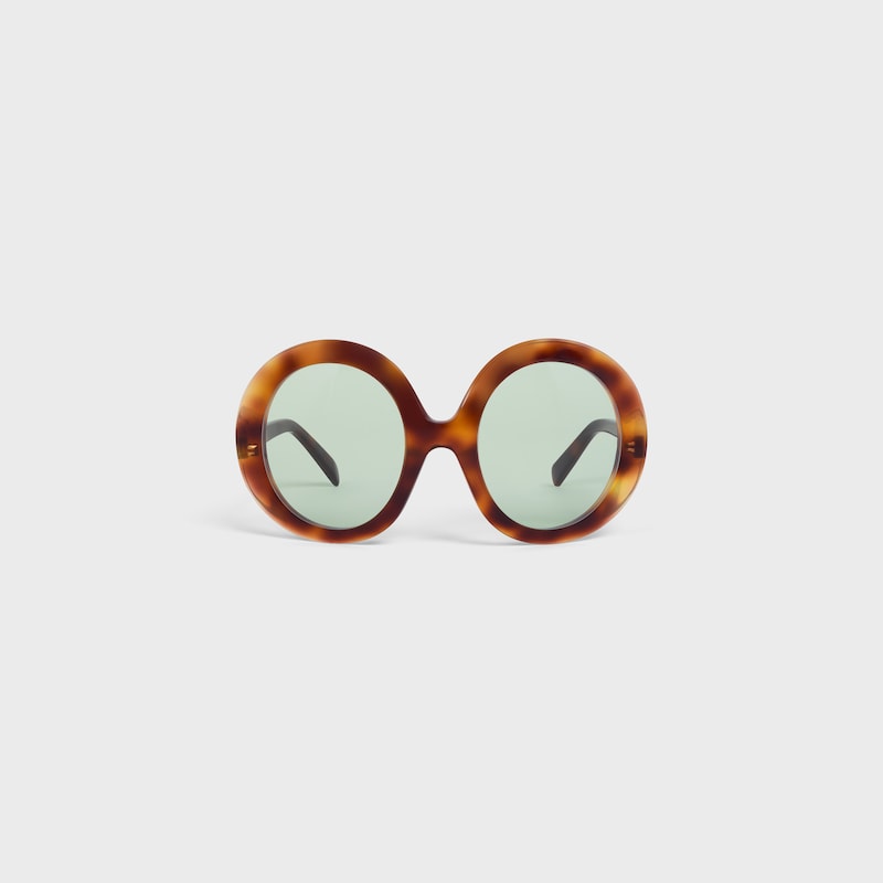disc sunglasses in acetate