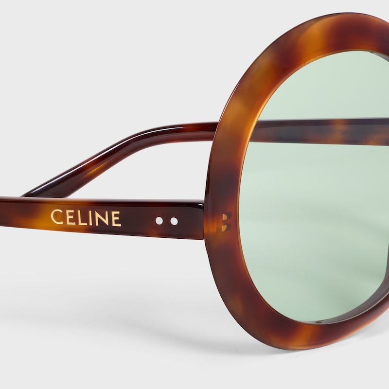 disc sunglasses in acetate