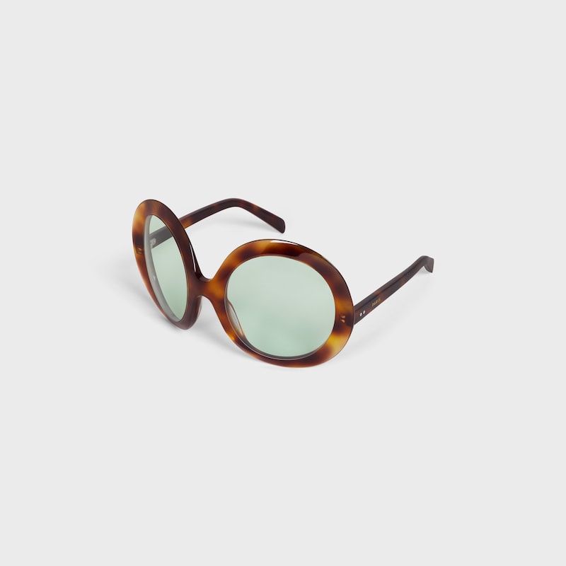 disc sunglasses in acetate