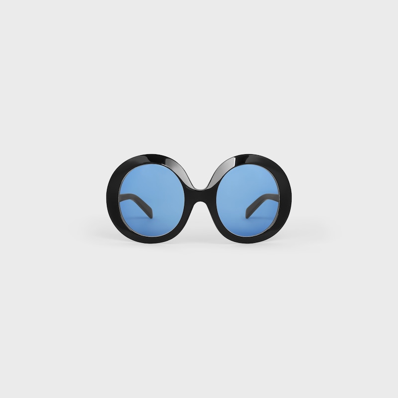 disc sunglasses in acetate