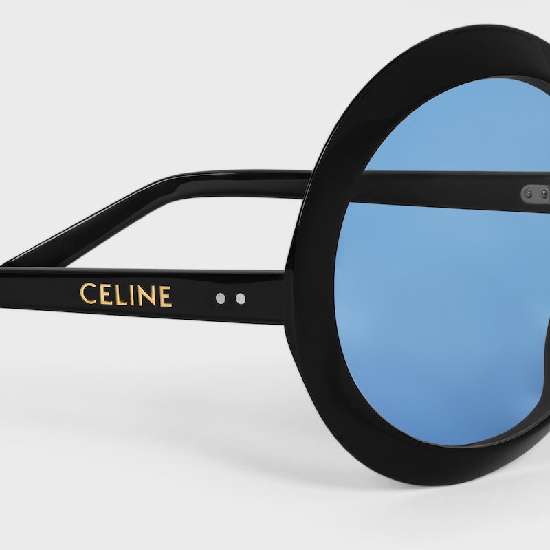 disc sunglasses in acetate