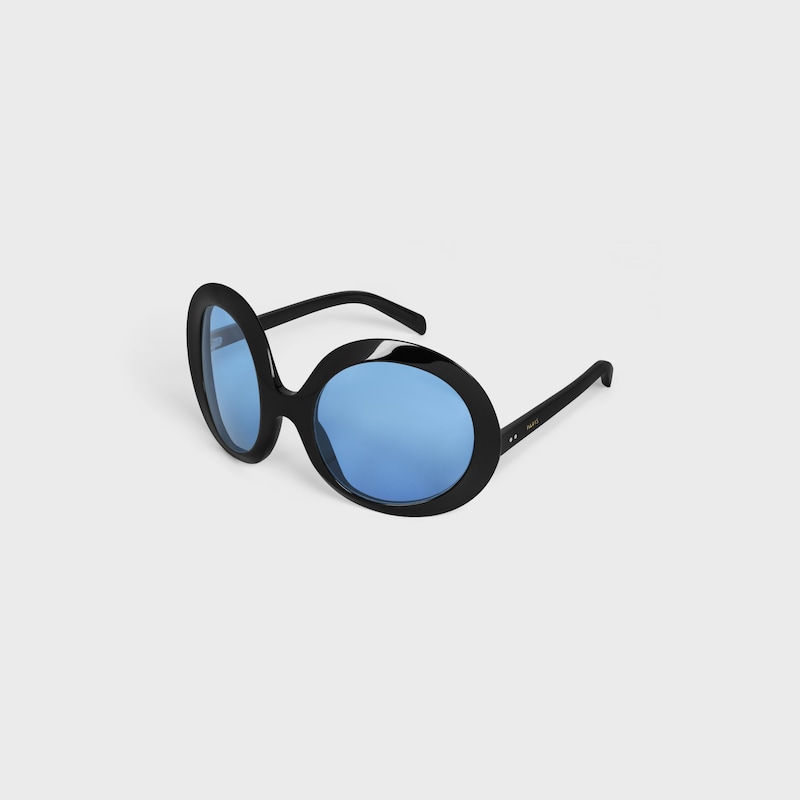 disc sunglasses in acetate