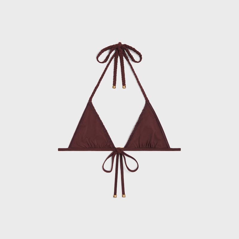 triomphe triangle top in matte jersey
