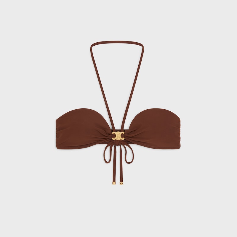 triomphe balconette top in matte jersey