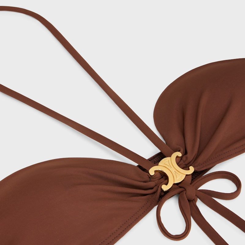 triomphe balconette top in matte jersey