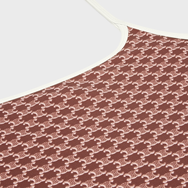 swimsuit in monogram matte jersey