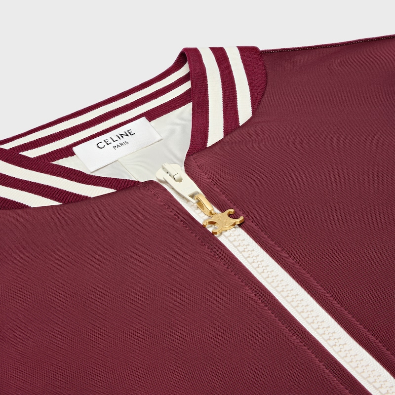 teddy tracksuit jacket in double face jersey